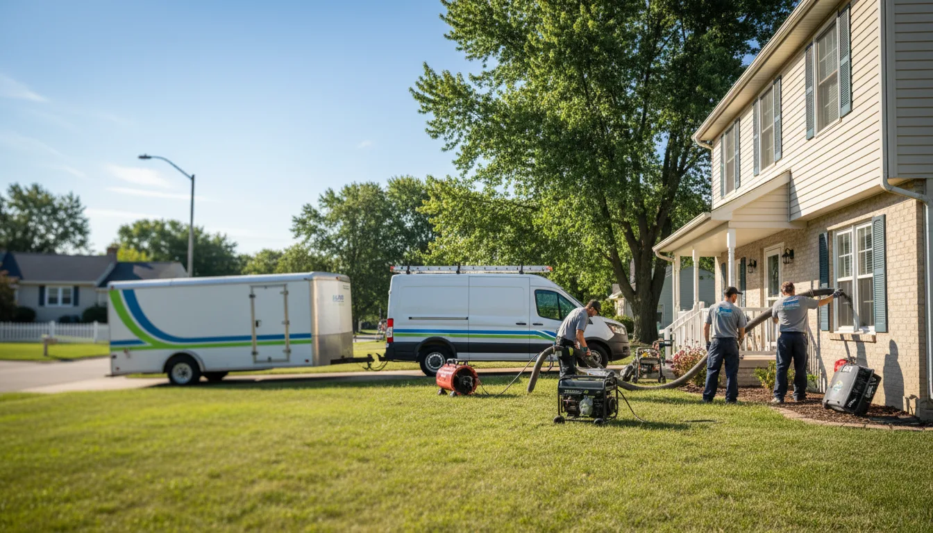 Flooded Basement Restoration And Cleanup With Repair in Brownwood, MO near me